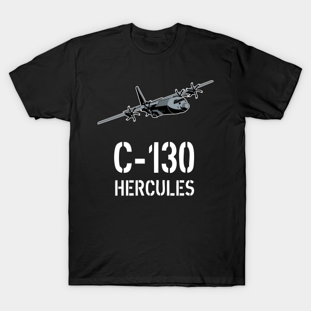 C-130 Hercules design T-Shirt by KuTees